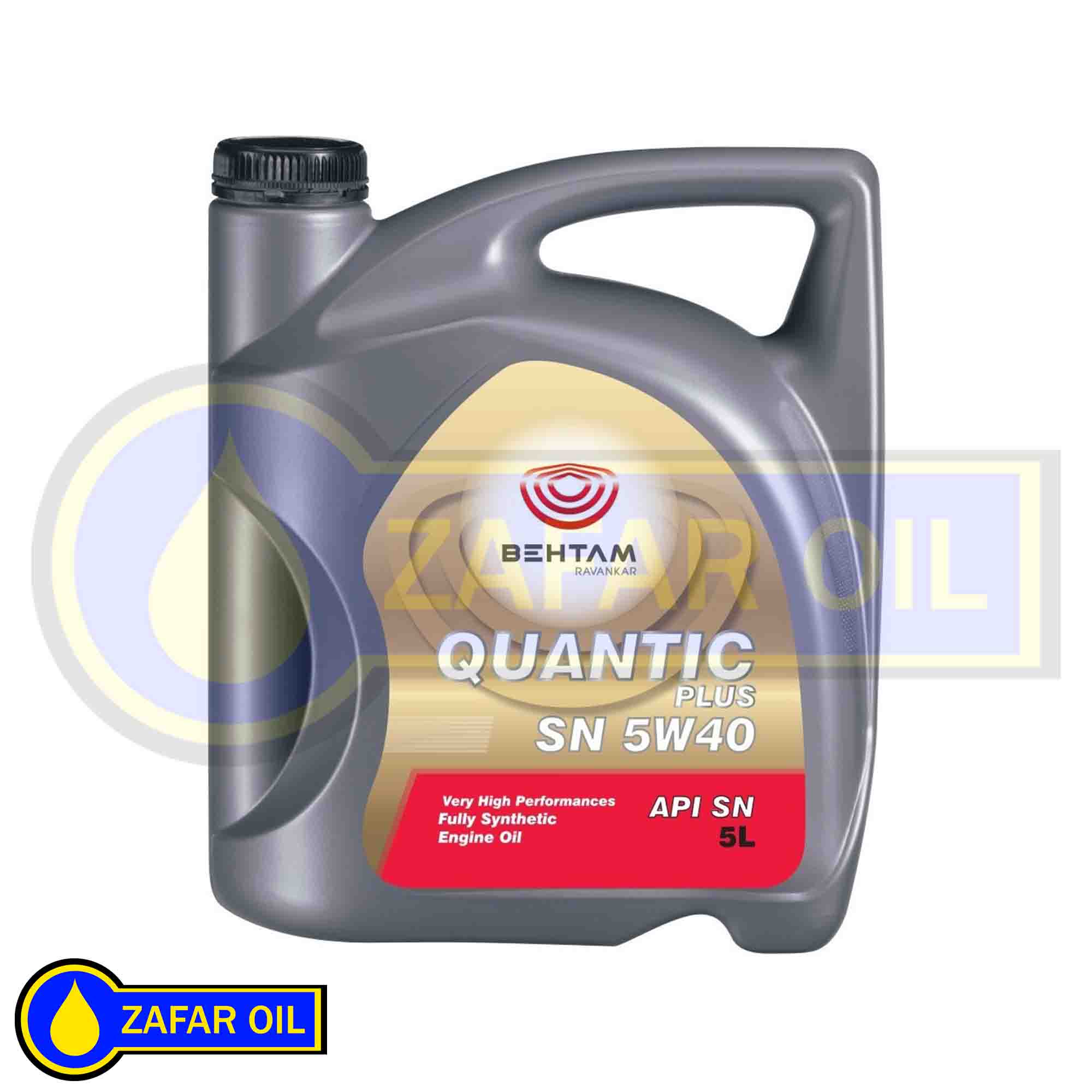 17 - + QUANTIC Sn 5W40 5L روغن موتور بهتام کوانتیک پلاس 5 لیتری 5W40 SN - Image 1