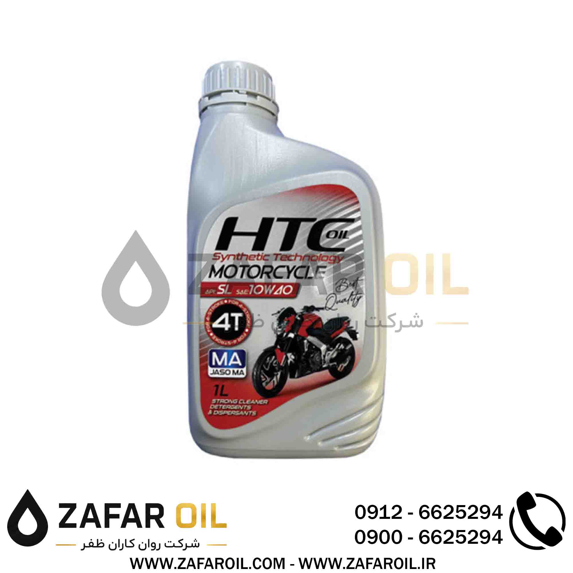 14 - روغن موتور اچ تی سی HTC JASO MA مدل 4T SL حجم 1 لیتر (10W-40) روغن موتور اچ تی سی HTC JASO MA مدل 4T SL حجم 1 لیتر (10W-40) - تصویر 1
