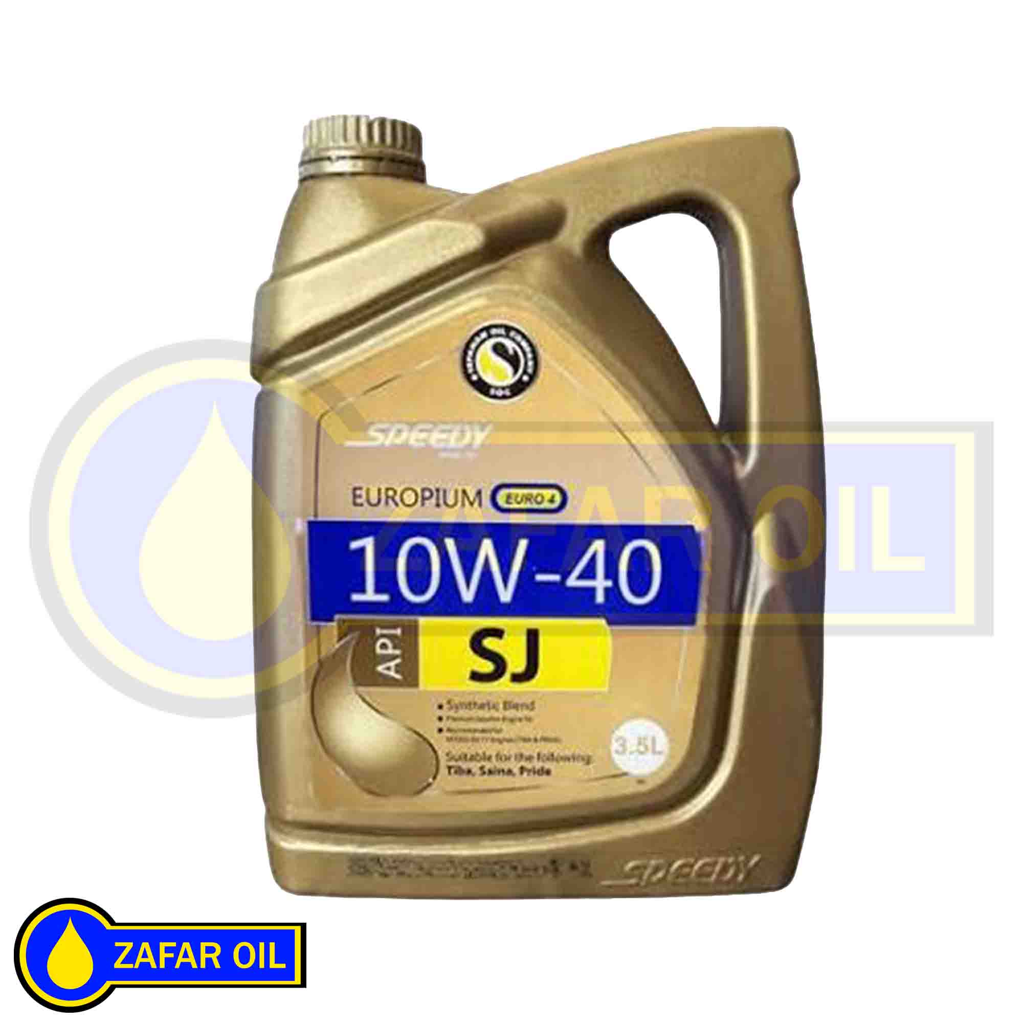 2 - روغن موتور اسپیدی یوروپیوم 10w40 (سه و نیم لیتری) SJ روغن موتور اسپیدی یوروپیوم 10w40 (سه و نیم لیتری) SJ - تصویر 1