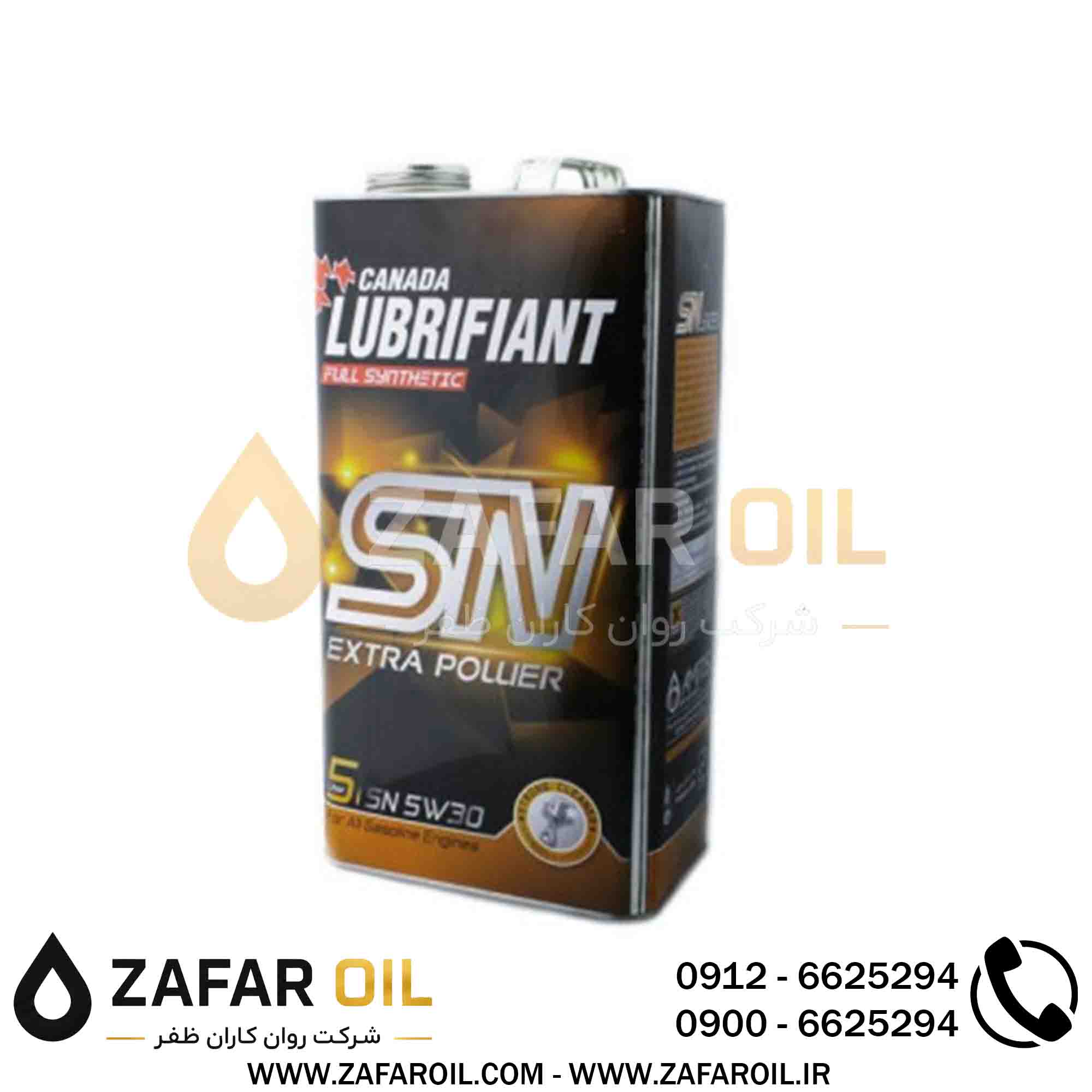 27 - روغن موتور لوبریفنت کانادا مدل SN حجم 5 لیتر (5W-30) روغن موتور لوبریفنت کانادا مدل SN حجم 5 لیتر (5W-30) - تصویر 1