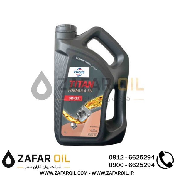روغن موتور فوکس مدل titan SN حجم 5 لیتر (5W-30)
