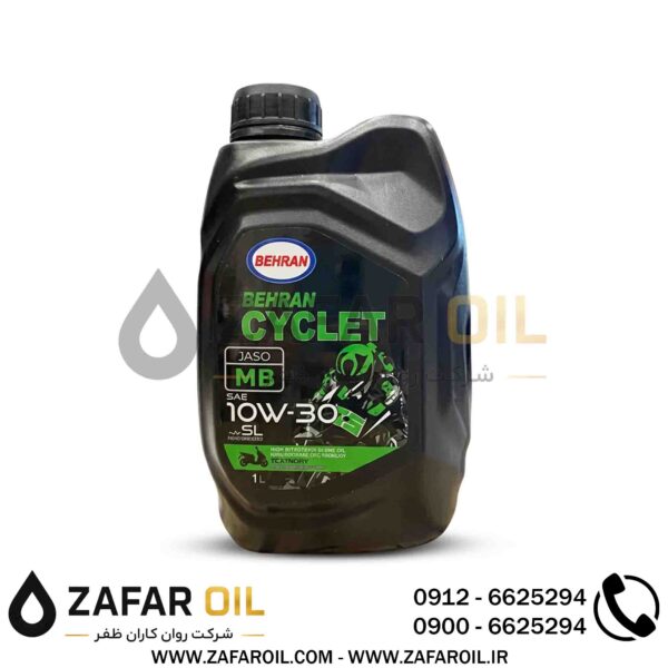 روغن بهران سیکلت 10W-30 یک لیتری