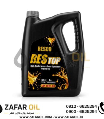 روغن موتور ایرانول رسکو 10W-40 چهار لیتری