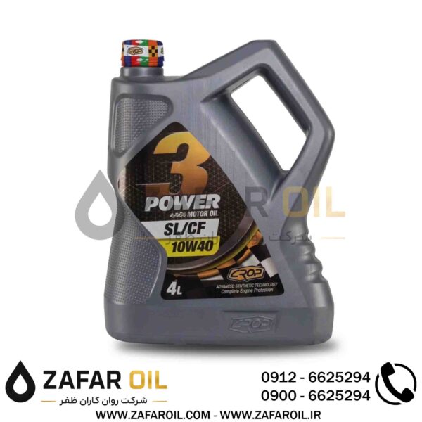 روغن موتور کراپ 10W40 پاور 3 چهار لیتری