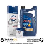 پکیج سرویس خودروهای ملی شامل روغن ایرانول ریسینگ مکس 10W-40 و فیلترهای سرکان